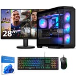 Sedatech Pack PC Gamer Advanced Watercooling Full Vision • AMD Ryzen 9 7900X • RTX4060Ti • 32 Go DDR5 • 2To SSD M.2 • Windows 11 • Moniteur 28