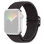 SKALO Punottu -ranneke Apple Watch Series 4-6 44mm - Musta-Pisteitä