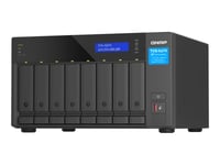 Qnap Tvs-H874 - Nas-Server - 8 Fack - Sata 6Gb/S - Raid Raid 0, 1, 5, 6, 10, 50, 60, Tm, Raid Tp - Ram 64 Gb - 2.5 Gigabit Ethernet / 10 Gigabit Ethernet - Iscsi Support