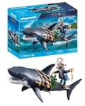 Playmobil | Pirates | Danger from Giant Shark | Pirate Toys | Toy figures | Toys for Children aged 4+ | 71793