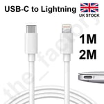 Usb-c 3.1 Type C To Lightning 1m / 2m Data Charge Cable Lead For Iphone Macbook