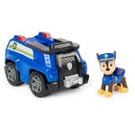 Paw Patrol - Pat Patrouille - VÉHICULE Figurine Chase - Voiture 15cm Figurine Pat Patrouille À Collectionner - Pat Patrouille Jouet - Jouet Plastique Recyclé- Voiture Enfant - Jouet Enfant 3 Ans Et +