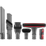 Brosse Kit Accessoires pour Dyson V8 V7 Aspirateur avec Adaptateur,Total Clean Pièces pour Dyson V6 DC45