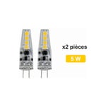 Arcotec - Lot de 2 ampoules led G4 12V 2W capsule (equiv. 19W) 185Lm 2700K - garantie 2 ans