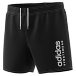 adidas Boy's Sportswear Essentials Logo CLX Swim Shorts Kids, Black/White, 15-16 Years