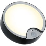 Rörelsesensor LED-taklampa, superljus batteridriven inomhustaklampa, för vind, tvättstuga, garage, hall, trappa, 18,3 cm 300LM N