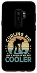 Coque pour Galaxy S9+ Curling Curler pour enfants Funny Curling