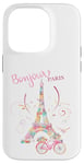 iPhone 14 Pro Bonjour Paris Eiffel Tower The Sign Of Love France Parisian Case