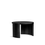 Made by choice - Airisto sofa table, Black stained oak - Sofabord - Joanna Laajisto - Svart - Tre