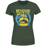 X-Men Wolverine Bio Women's T-Shirt - Green - S