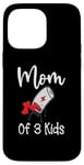 iPhone 14 Pro Max Mom Of 3 Kids Mother's Day Low Battery Case