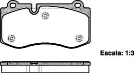 Bromsbelägg Remsa - Mercedes - W211, S-klass, Sl r230, C219, W221, C216, Cl-klass