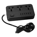 Household Outlet Extension Power Cords Multiple Outlets Uk to Eu Adapter Usa