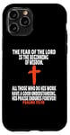 iPhone 11 Pro Psalms 111:10 Bible Verses Scripture Case