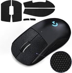 Mouse Grip Tape for Logitech G Pro Wireless x Superlight, Ruban de Préhension pour Souris Compatible avec Logitech G Pro Wireless x Superlight, Résistant à la Transpiratio,Noir