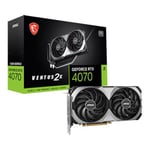 MSI Nvidia Geforce RTX 4070 VENTUS 2X E OC 12Gb GDDR6 Graphics Card