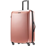American Tourister Moonlight Hardside Expandable Luggage with Spinner Wheels, Rose Gold, Checked-Large 28-Inch, Moonlight Hardside Expandable Luggage with Spinner Wheels