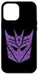 iPhone 12 Pro Max Transformers Evergreen Decepticons Purple Icon Filled Logo Case