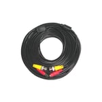 Cable video bnc video 12v de 50 m 'tout en un'