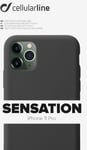 Cellularline Backcover Sensation iPhone 11 Pro - Sort Cover