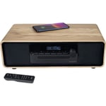 Micro-chaîne Bluetooth - THOMSON - Noir - Radio FM/CD/MP3/USB/Induction, 60W, Égaliseur, Télécommande, Alim. 230V