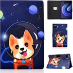 Bin Étui Pour Xiaomi Pad 6 11"" 2023, Cuir Pu De Qualité Supérieure Avec Fonction Veille/Réveil Automatique, Etui De Peinture Coloré, Chien De L'espace