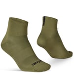 GripGrab Lightweight SL Short Sokker Olive Green, Str. M