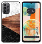 Coque Silicone pour Samsung Galaxy A23 5G Design Marbre 11 Dessins