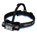 IMALENT HT70 – Lampe Frontale Puissante LED 3500 Lumens, Rechargeable Type-C, Lumière Rouge/Chaude, Courroie Réfléchissante, Étanche – Idéale pour Travail, Industrie, Camping et Activités Extérieures