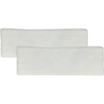 Vhbw - set de lingettes (2-exemplaires) tampon en microfibre compatible avec Kärcher sc 1.010, sc 1.020, sc 1.030 b, sc 1052 balai vapeur, serpillière