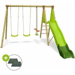 Balançoire en bois 2,30 m Topwood palmi - 6 enfants