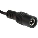 Rs Pro - Câble d'alimentation, Noir/Blanc, Connecteur Prise femelle 2,5 mm, 12 v / 1 a, 1.8m ( Prix pour 1 )