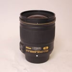 Nikon Used AF-S Nikkor 28mm f/1.8G Wide Angle Prime Lens