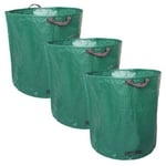 Lot de 3 sacs de déchets 500L en PP 150g/m² autoportants - Linxor