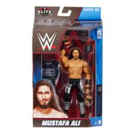 Figurine articulee Mustafa Ali et accessoires Collection Elite WWE Superstar Catcheur Champion Lutte Set Jouet Carte