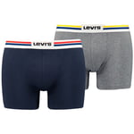 Caleçons Stichd  Boxer LEVIS SPORT Navy Combo Grey (pack x2)