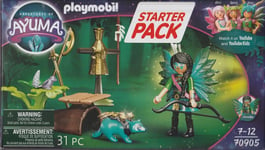 BOITE SET PLAYMOBIL PLAYMO AYUMA 70905 STARTER PACK KNIGHT FAIRY RATON LAVEUR