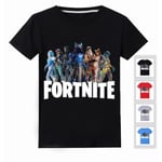 T Shirt med Fortnite Tryck 4st Fäger Storlekar 160 för Barn Röd