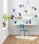 Stitch and Angle Happy, Disney, stickers, muraux, stickers mural, decoration murale, chambre d'enfant - 50x70 cm