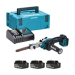 Makita DBS180RTJ-3 18v Brushless Belt Sander (3x5Ah)