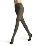 FALKE Women's Softmerino W TI Wool Cotton Thick Plain 1 Pair Tights, Green (Military 7826), S-M