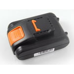 Vhbw - 1x Batterie compatible avec Worx Landroid L1000 WR147E, L1500 WR153E, L2000 WR155E, l WR155E outil électrique (2000 mAh, Li-ion, 20 v)