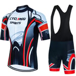 CYKLOPEDIA Sports Set Herr Cykelkläder 2023 Cykel Haklapp Blus Cykel Kläder Man Sommar Byxor Gel Shorts Mtb Tricuta Teams Pic color Asian size - 3XL