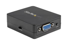 StarTech.com 1080p VGA to RCA and S-Video Converter - USB Powered - videoadapter - VGA/S-Video/kompositvideo