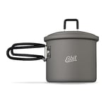 Esbit Faitout d'extérieur 625 ml – Camping Casserole en aluminium anodisé dur – avec couvercle avec suspension pratique