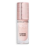 Makeup Revolution Pout Bomb Plumping Gloss Jelly 4.5ml (Various Shades) - Milky Sheer Holo