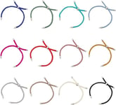 12 kpl 12 väriä Nylon Twist Cord Rannekorun valmistussarjat 9 tuumaa (22,8 cm) Slider Rannekorut Nylon Cord Chain Link Rannekoru messinkilöydöillä Säädettävä Br