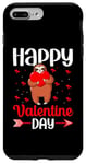 iPhone 7 Plus/8 Plus Sloth Happy Valentine Day Couple Funny Valentine's Sloths Case