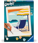 Ravensburger CreArt 23897 Peinture par numéros Relax at The Beach à partir de 12 Ans