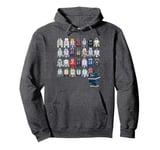 Star Wars Droids R2-D2 and Astromech Gonk Pullover Hoodie